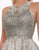 Mac Duggal Prom - 2090M Jewel Crusted Metallic Brocade Ballgown In Silver