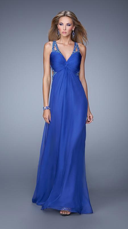 La Femme - Prom Dress 20983 in Royal Blue
