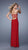 La Femme - 20993 Sweetheart Jersey Sheath Dress In Red