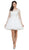 Dancing Queen - 2101 Quarter Sleeve Appliqued Cocktail Dress
