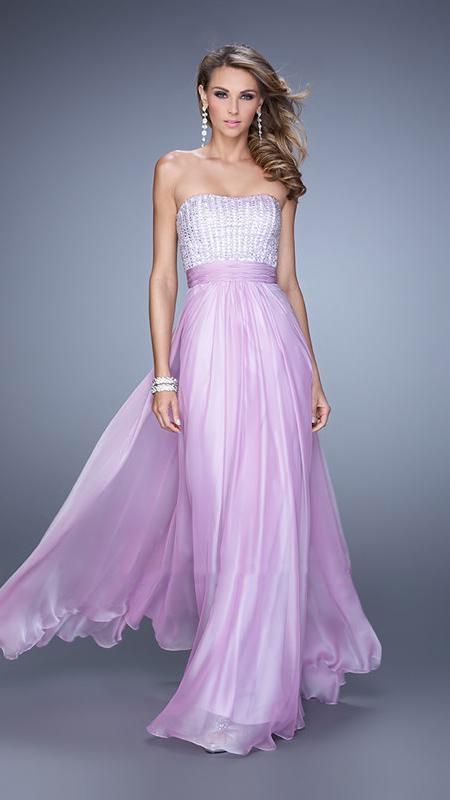 La Femme - Prom Dress 21015 in Lavender