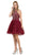 Beaded Halter Cocktail Dress - ADASA
