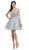 Beaded Halter Cocktail Dress - ADASA