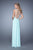 La Femme - 21020 Jersey Illusion Bateau Sheath Dress In Green