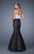 La Femme - Prom Dress 21027 in White and Black