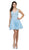 Dancing Queen - 2108 Lace Deep V-neck Homecoming Dress