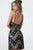 Jovani - 2108 Sequined Plunging V-neck Fitted Dress In Multi-Color