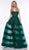 Colors Dress - 2108 Beaded Sweetheart Sheer Ballgown In Green