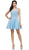 Dancing Queen - 2109 Embellished Illusion Jewel Cocktail Dress
