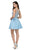 Dancing Queen - 2109 Embellished Illusion Jewel Cocktail Dress