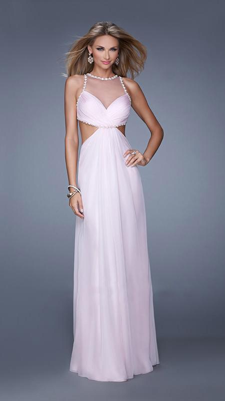 La Femme - Prom Dress 21090-White