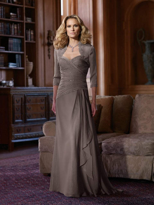 Montage by Mon Cheri - 210967 Dress in Gray