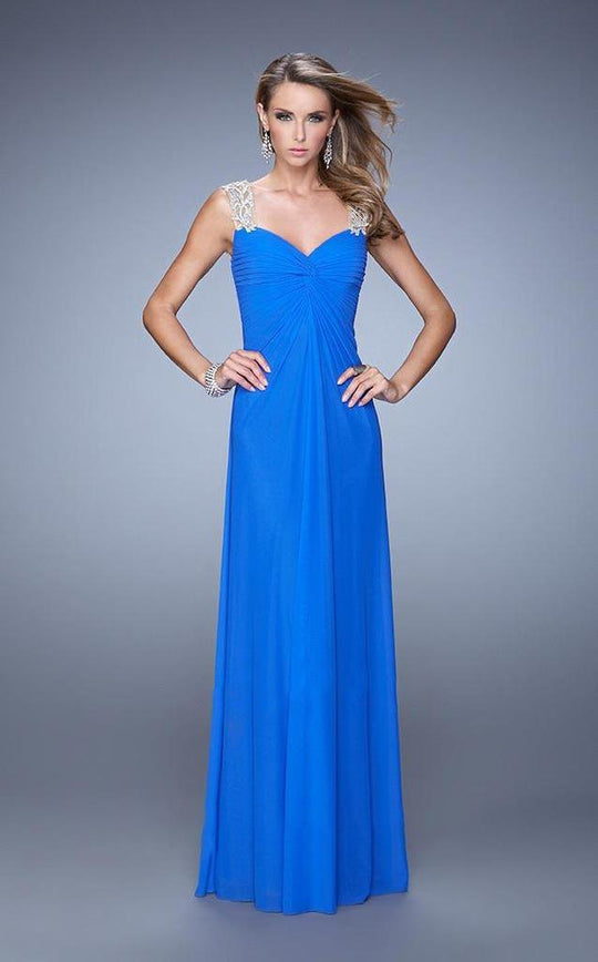 La Femme - 21104 Prom Dress in Blue