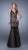 21105 V-Neck Lace Mermaid Evening Gown