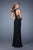 21106 Jersey Halter Sheath Dress