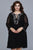 Shail K - 21114 Beaded Tulle A-line Cocktail Dress in Black