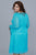 Shail K - 21114 Beaded Tulle A-line Cocktail Dress in Blue and Green