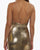 Cassandra Stone - 2112A Fully Sequined V-neck Trumpet Dress In Gold