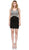 Dancing Queen - 2114 Bejeweled V-neck Sheath Homecoming Dress