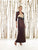 Cameron Blake by Mon Cheri - 211602 Two Piece Dress In Apricot Cocoa