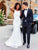 Clarisse - 600121 Sleeveless Lace Jewel Neck Mermaid Dress In White