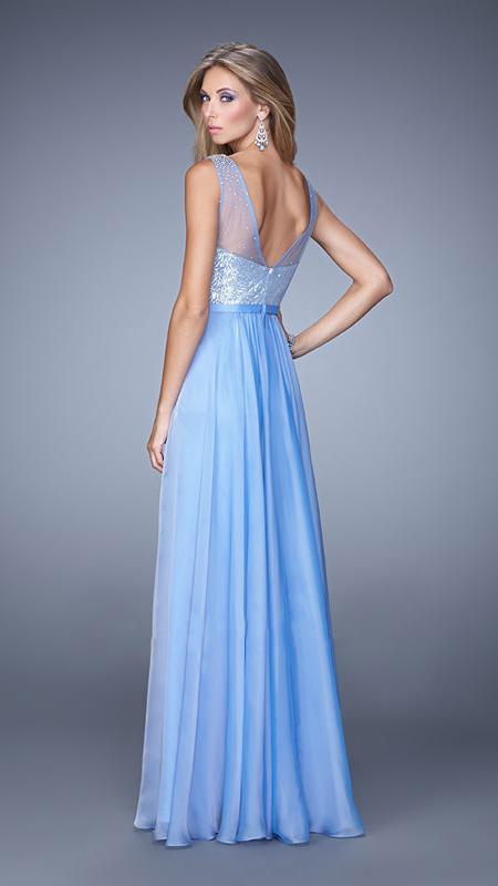 La Femme - Prom Dress 21176, Blue