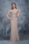 Nina Canacci - 2117 Embroidered Illusion Corset Gown In Neutral