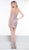 Colors Dress - 2119 Two Piece Sequined Sheath Dress With Overskirt In Pink