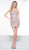 Colors Dress - 2119 Two Piece Sequined Sheath Dress With Overskirt In Pink