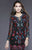Shail K - 21204 Multi-Color Sequined Long Sleeves Dress In Black and Multi-Color