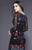 Shail K - 21204 Multi-Color Sequined Long Sleeves Dress In Black and Multi-Color