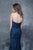Nina Canacci - 2120 Embroidered Sweetheart Sheath Dress In Blue