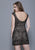 Shail K - 21215 Embellished Fitted Scoop Dress In Black and Neutral