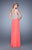 La Femme - Prom Dress 21219 in Pink and Orange