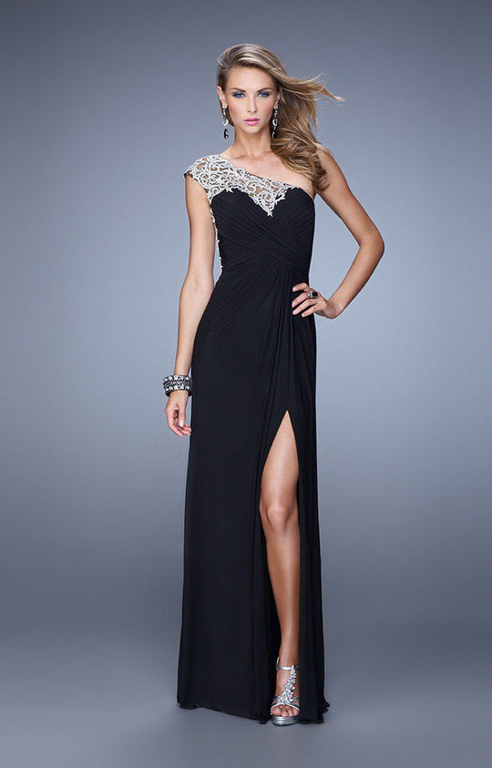 La Femme - Prom Dress 21219 in Black