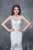 Nina Canacci - 2121 Strapless Corset Illusion Lace Gown In White