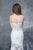 Nina Canacci - 2121 Strapless Corset Illusion Lace Gown In White