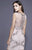 Shail K - 21220 Sequined Sheer Cocktail Dress In Pink