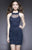 Shail K - 21225 Sequined Halter Sheath Dress In Blue