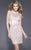 Shail K - 21225 Sequined Halter Sheath Dress In Pink