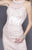 Shail K - 21225 Sequined Halter Sheath Dress In Pink