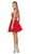 Dancing Queen - 2123 Illusion Halter A-Line Cocktail Dress