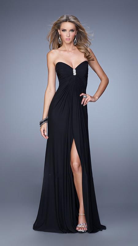 La Femme - Prom Dress 21233, Black