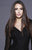 Shail K - 21248 V Neck Beaded Long Sleeves Dress In Black