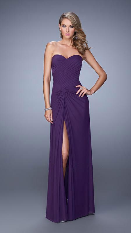 La Femme - Prom Dress 21254 in Purple