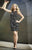 Shail K - 21255 Sleeveless Halter Sequined Dress In Black