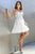 Shail K - 21267 Embellished Sweetheart Cutout Dress In White