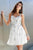 Shail K - 21267 Embellished Sweetheart Cutout Dress In White