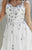 Shail K - 21267 Embellished Sweetheart Cutout Dress In White