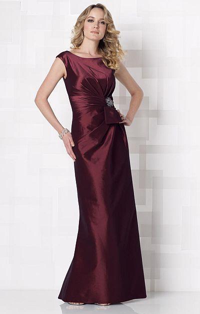Cameron Blake by Mon Cheri - 212688 Long Dress In Wine